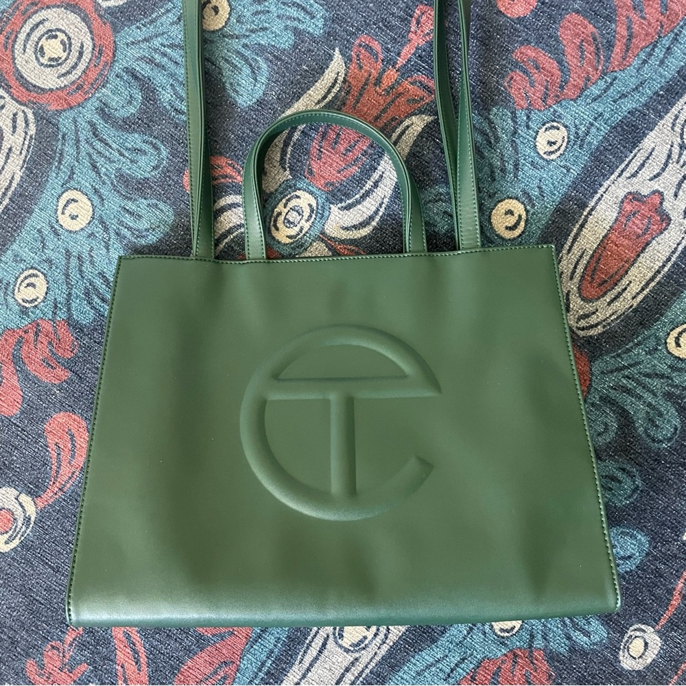 Telfar Forest Green medium tote sold out